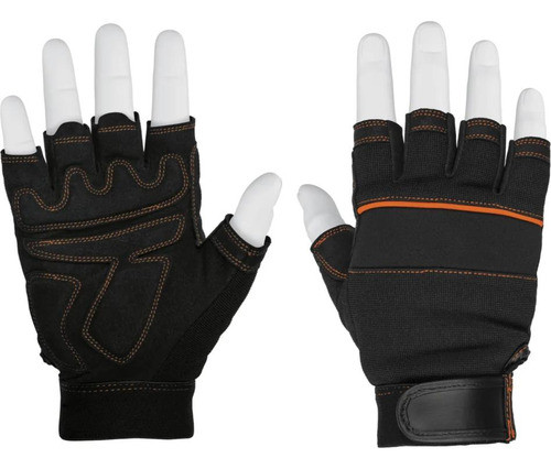 Guante Mecánico Truper Gu-655 1/2 Dedo Excelente Comodidad 0