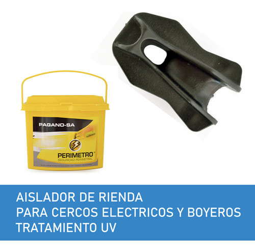 Aislador Terminación Rienda Boyero X 10u Cerco Eléctrico Uv 1