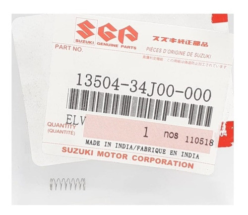 Resorte De Aguja De Carburador Suzuki Gixxer 13504-34j00 0