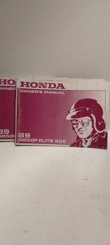 Manual Honda Elite Sb 50 E Año 89 0