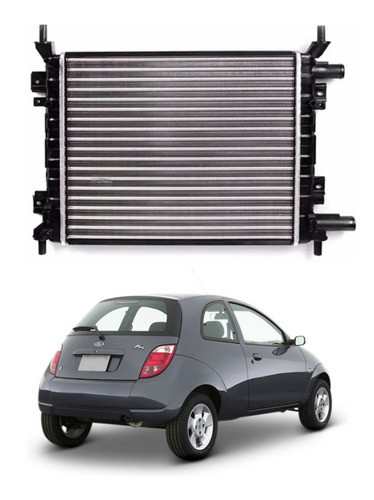 Radiador Ford Ka 2001 2002 2003 2004 2005 2006 2007 1