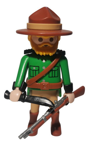 Playmobil Policia Canadiense Mochilero Guardiaparque Mochila 0