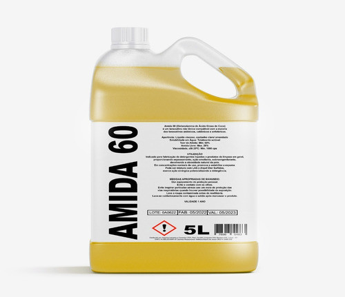 Amida 60 5lt - O Mais Usado Na Produção De Detergentes Liq. 0