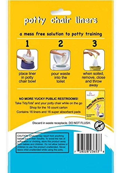 Revestimientos Desechables Para Orinalito Tidytots - Paquete 1