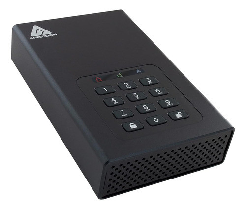 Apricorn 16tb Aegis Padlock Dt Disco Duro Usb 3.0 Cifrado De 0