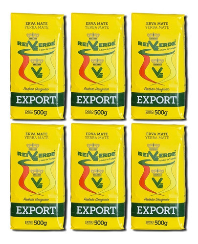 Pack X6 Rei Verde Tradicional 500 Grs 0
