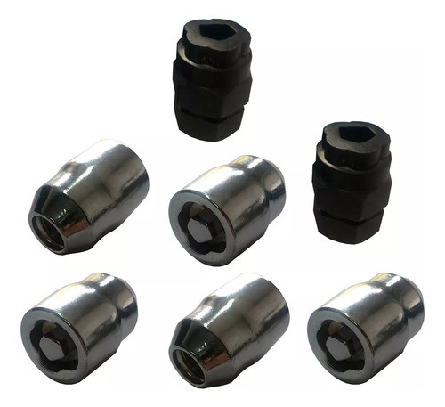 Seguro Rueda Antirobo 5 Tuercas +seg 3 P/ D-20 88/97 0