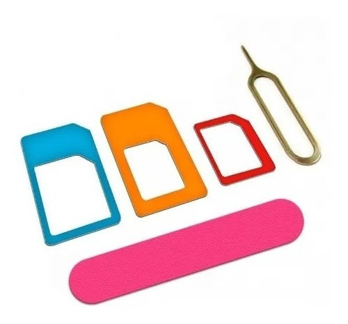 Adaptador Chip 3 Em 1 Celular Mini Micro Nano E Sim Card 1