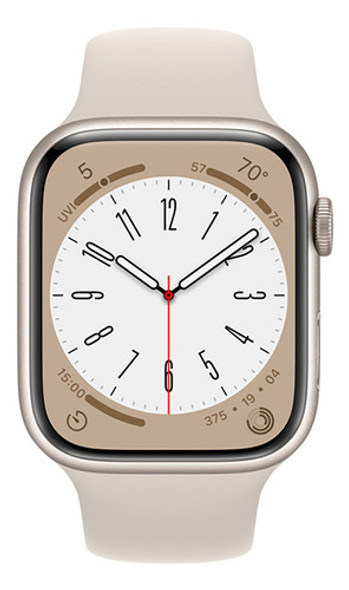 Apple Watch Series 8 45mm M/l 5atm Wifi Dorado Blanco 1