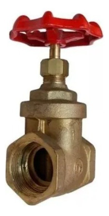 Llave De Paso 1/2  Válvula Esclusa Paso Total Agua Valforte 1