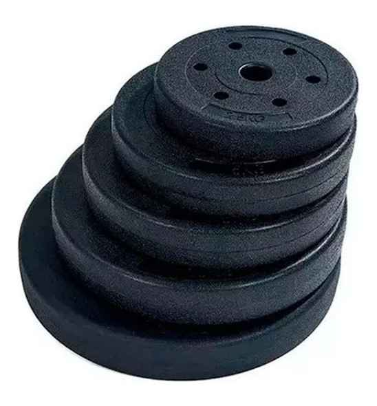 Pesas Discos Revestidos Barras Mancuernas Crossfit 2,5kg 0