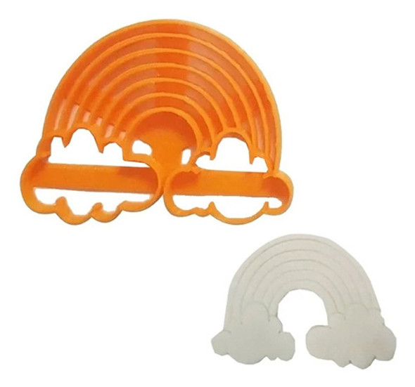 Cortante De Galletitas Plastico 3d - Arco Iris 0