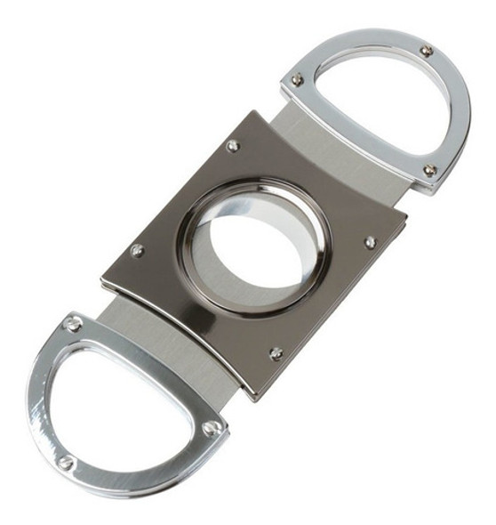 Cortador De Charutos Nerone Capsule Lâmina Dupla Metal Pt/ch 1