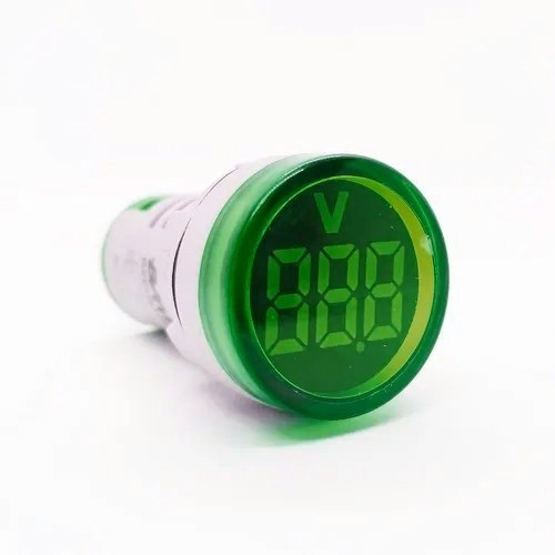 Voltimetro Digital Verde 22mm Ac Ca 20-500vca 0