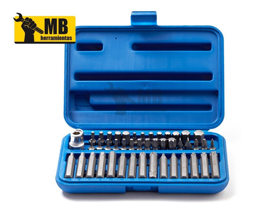 Juego De Puntas 46 Piezas Torx, Allen, Multi Bremen 4180 .0 1