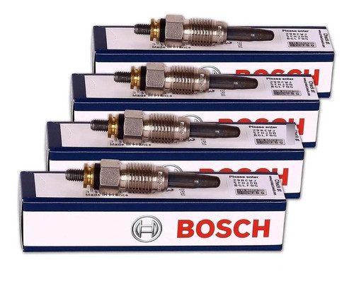 4 Bujias Bosch Calentadoras Vw Gol / Saveiro 1.9 Diesel 0