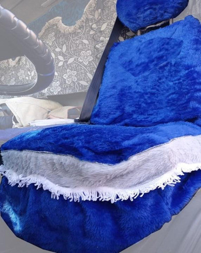 Capa De Banco Chinil Sem Logo Para Mb 1938 Motorista Azul 1