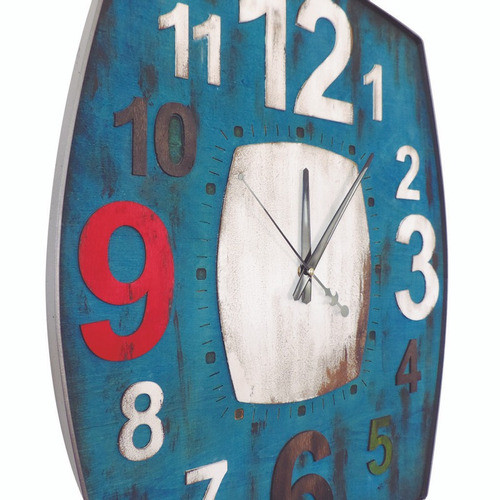 Reloj Pared 60x48cm Madera Hamburgo C/aro Somos Fabricantes 1