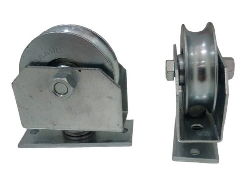 Ruedas Para Portones En L, Plegables De 40mm 0