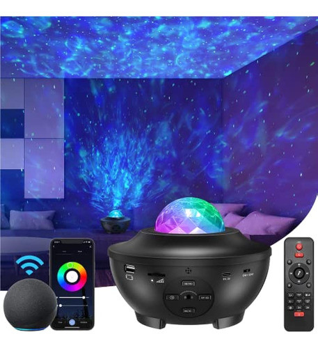 Proyector Galaxy Star Projector Con Bluetooth, Proyector De 0
