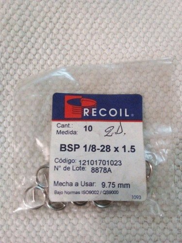 Insertos Recoil 0