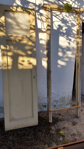 Puerta Interior Madera Maciza Con Marco 0