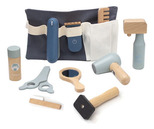 Brinquedos Infantis De Maquiagem E Cabeleireiro De Madeira D 0