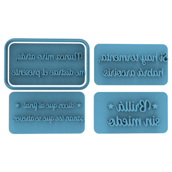 3399 Set Frases Byby Cortante Para Galletas 0