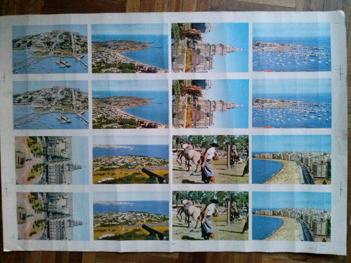 Plancha De Postales De Montevideo Y Punta Del Este 0