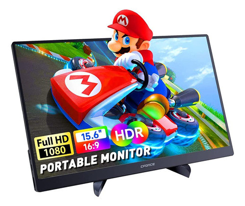 Monitor Portátil C-force, 15.6 Pulgadas Fhd 1080p Usb C Hdmi 0