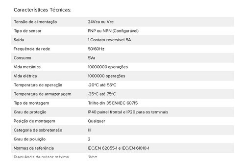 Kit C/ 3 Rele De Movimento Zero Alimentacao 24v 1