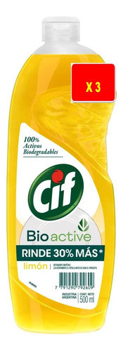 Cif Botella X 3 Unidades 0