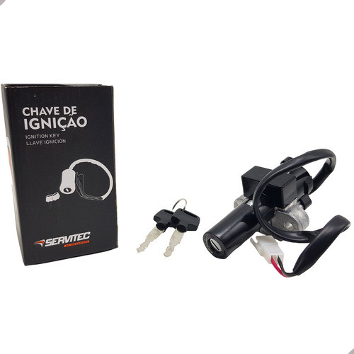 Chave Ignição Completa Nxr 125 Bros Ks Ano 2013 Até 2014 0