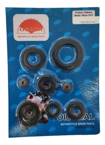 Juego Retenes Motor Honda New Wave Osaka - Fas Motos 0