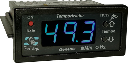 Temporizador Timer Digital 24vca/cc - 0:00 A 9:59 Hs:min 0