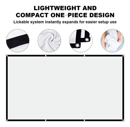 Pantalla Para Proyector De 120 Pulgadas Interior O Exterior 1