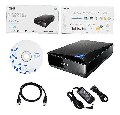 Asus 16 X Unidad Externa Bluray Bdxl Con Bd Suite Cable De D 1