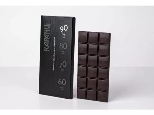 Rapanui Chocolate Bar 60% Cacao – Handmade in Bariloche, 80g, Gluten-Free & Vegan