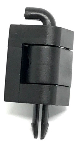 Dobradiça Plástica Semi-embutida 30x20mm (02 Peças) 0