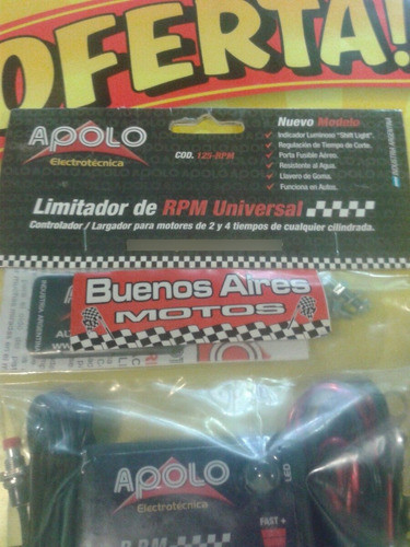 Limitador Rpm Universal De Corte Apolo Auto Moto Comp Cuot 1