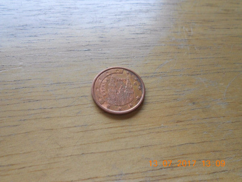 Euro España Moneda De 5 Centavos Año 2003 0