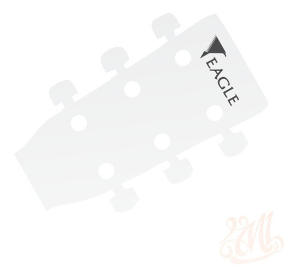Decal Eagle 4cm P/ Headstock Adesivo Vinil Importado 0