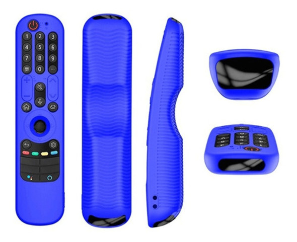 Capa De Silicone Para Controle Magic 2021 A 2023 Azul Escura 0