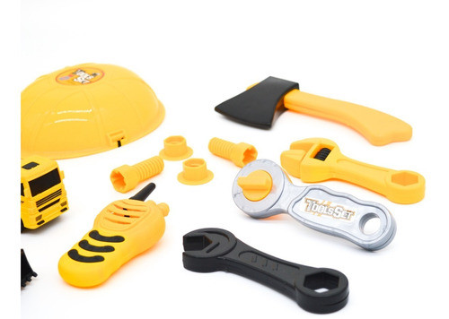 Kit Camion De Construccion + Casco -okidoki- 1