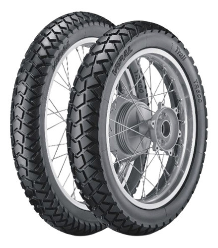 Par Pneu Original 120/80-18 Tr 300 + 80/90-21 Tr 300 Vipal 0