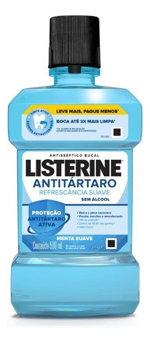 Enxaguante Bucal Tartar Control Zero Álcool Listerine 500ml 0