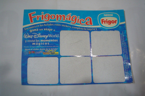 Frigor Nestle Frigomagica Golosinas Concurso Walt Disney 0