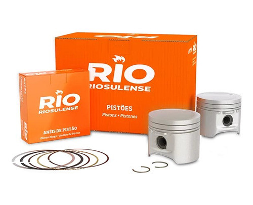 Pistones Con Aros Peugeot 1.4 8v Tu3jp Flex 206 C3 75mm 0,50 0