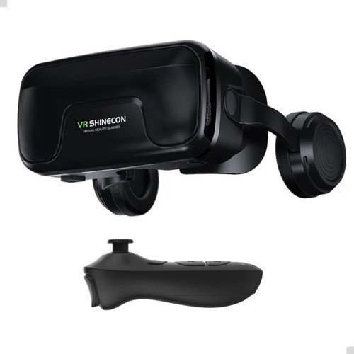 Óculos Realidade Virtual Vr Bluetooth Shinecon 3d Controle 1