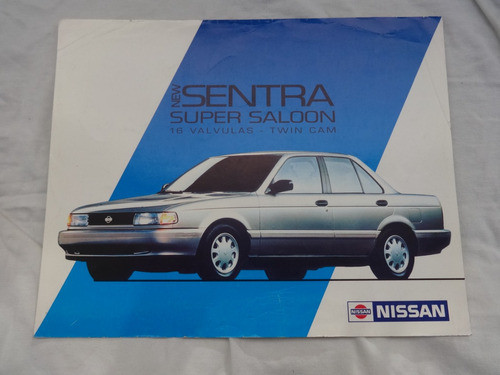 Folleto Nissan Sentra Catalogo Antiguo No Manual Auto 0